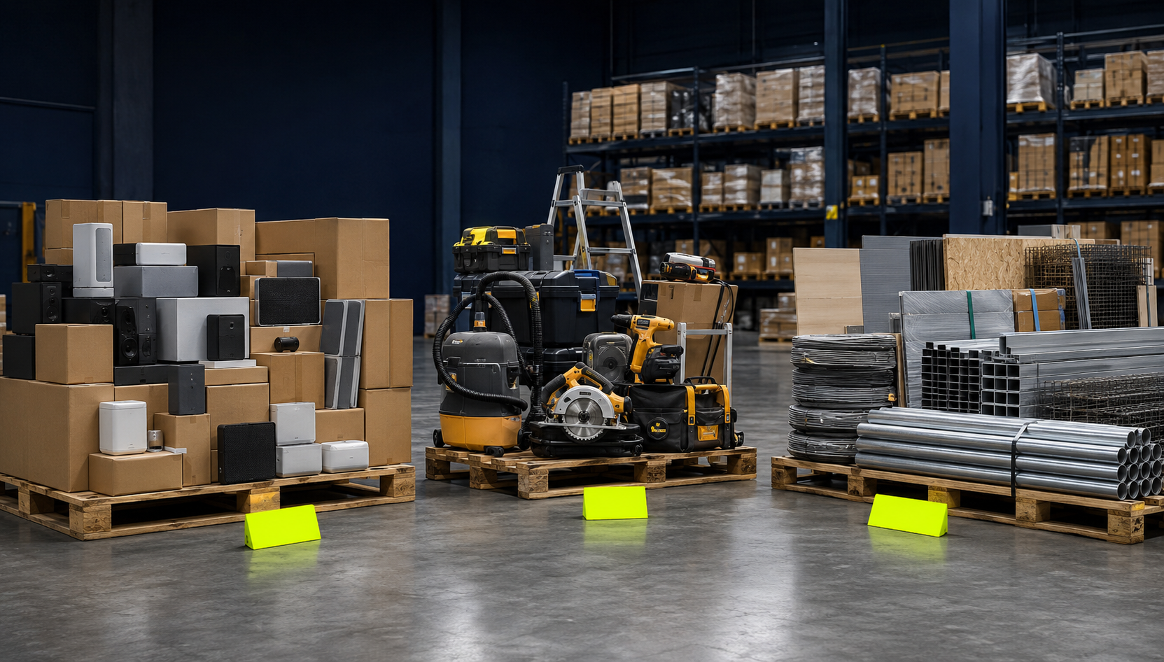 4 pallets of consumer electronics & accessories